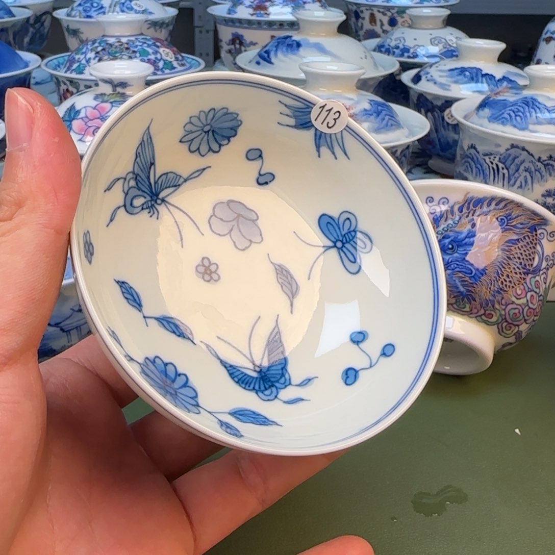彦祖纯手工手绘茶具113