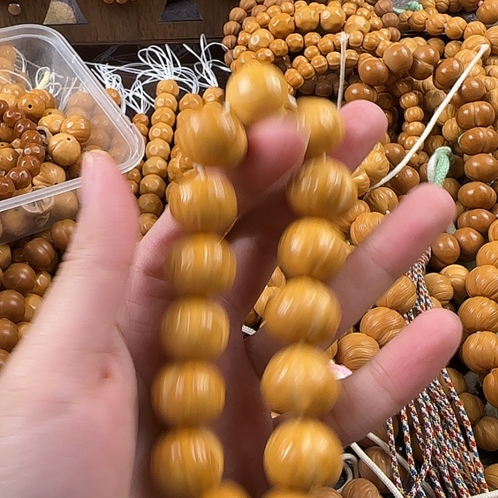 l***l猴头核桃手串屁桃肌理18