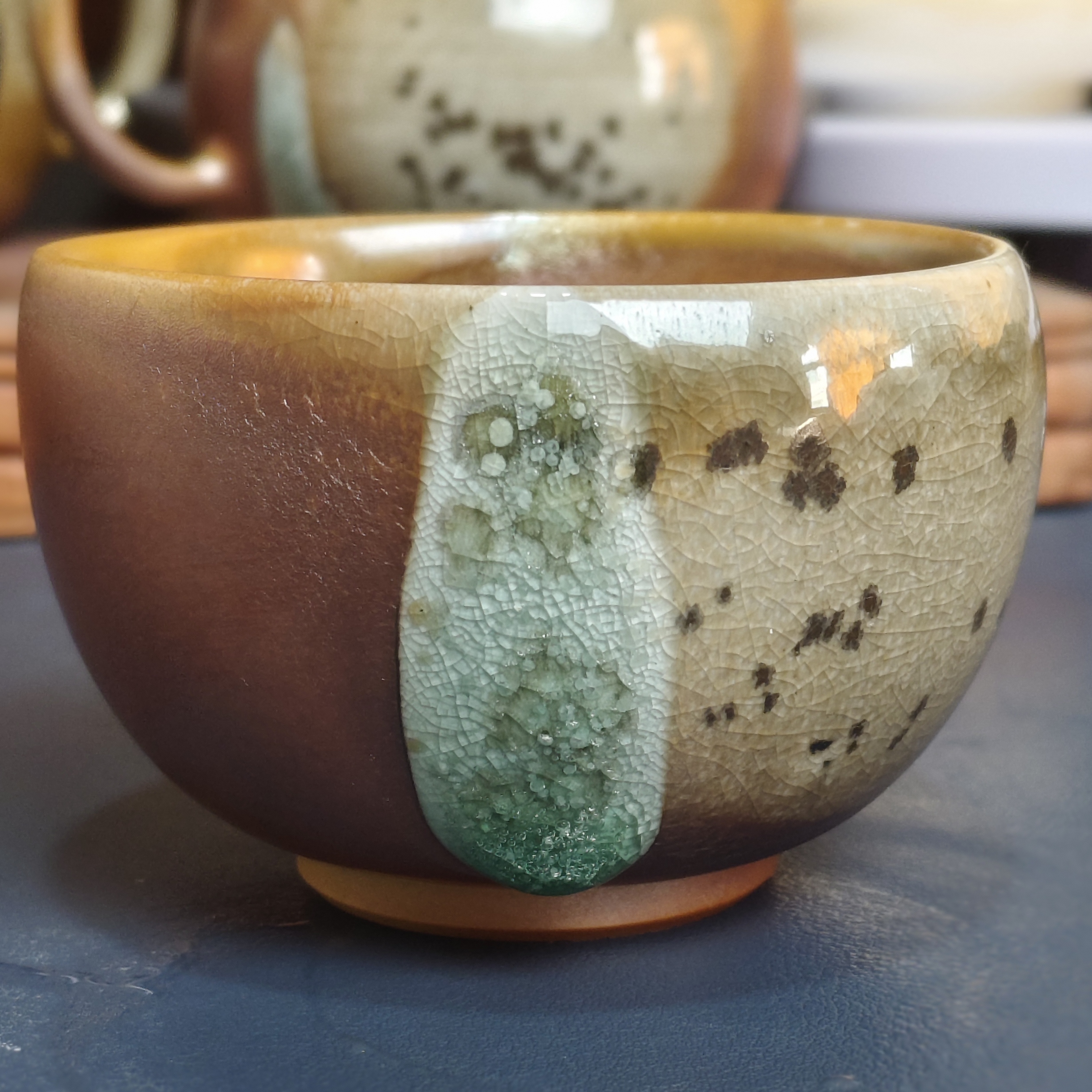 【手作】柴烧主人杯纯手工制作原矿陶泥非遗自然落灰成