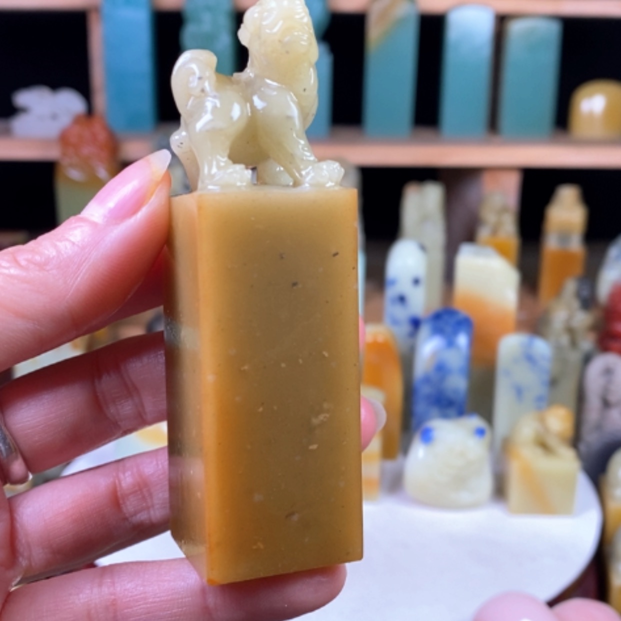 【闪购商品】青田石封门菜花黄……