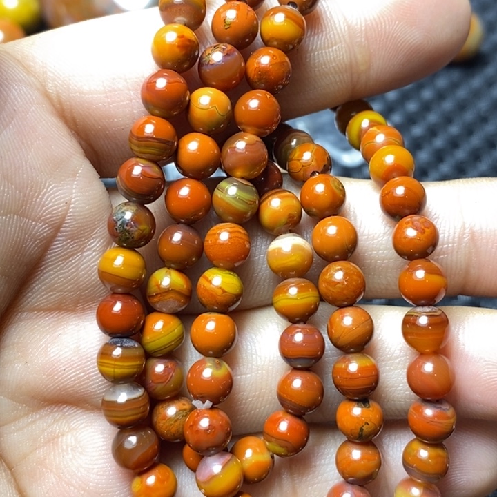 玛瑙/玉髓颈饰未镶嵌福****当