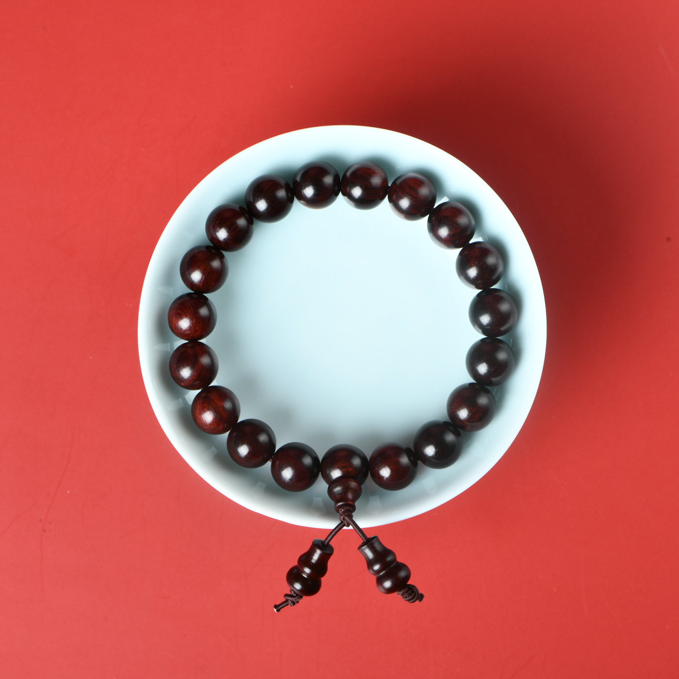 印度小叶紫檀高油密老料1.0手串