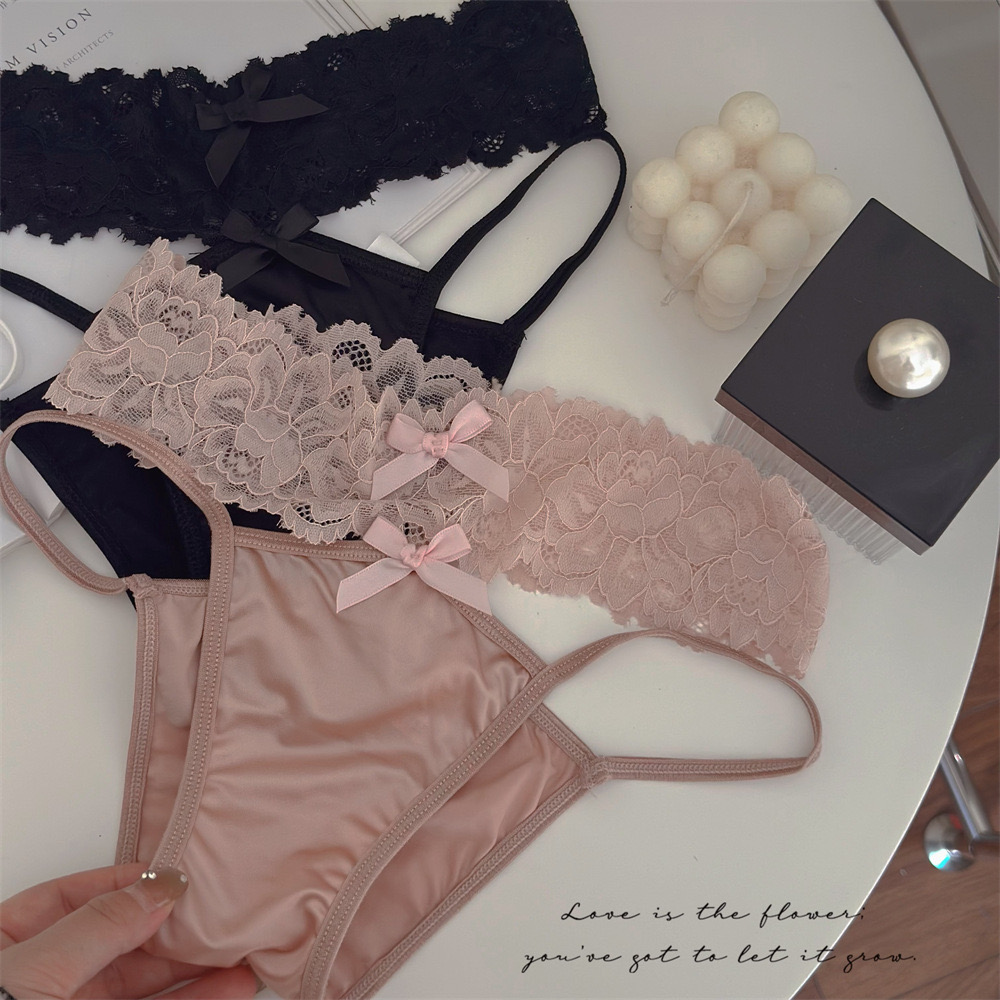 法式透气低腰镂空性感女三角内裤舒适夏季欧若精灵风-8496#