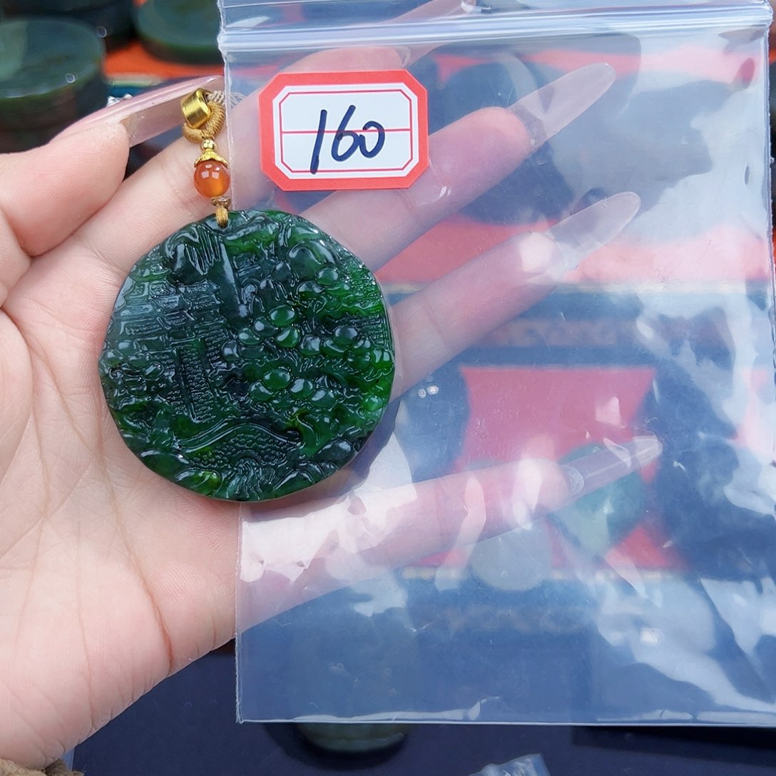 和田玉珠宝半成品未镶嵌