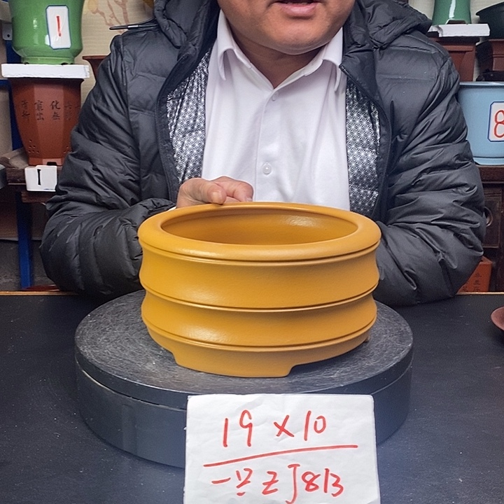 紫砂花盆货号一只ZJ813