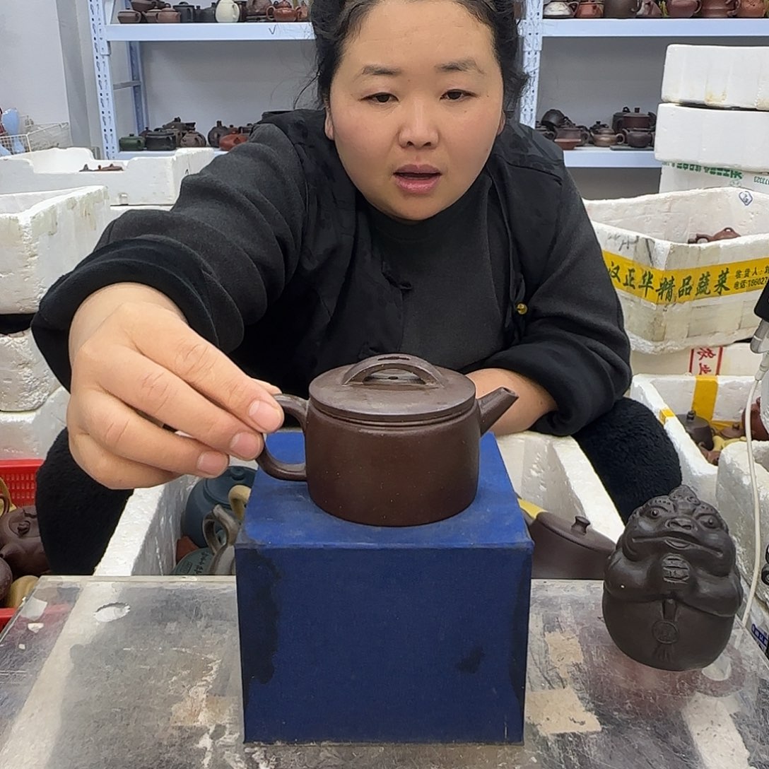 茶壶紫砂宜兴紫砂壶瑕疵处理