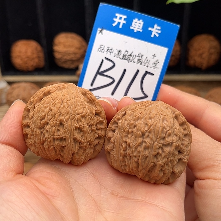 文玩核桃吊坠全品白茬泥鳅背41