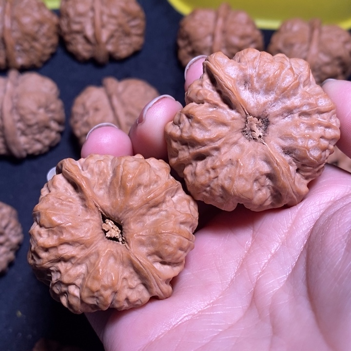 文玩核桃把件宫**?蛙蛙40