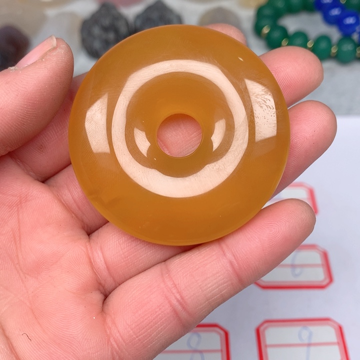 玛瑙/玉髓颈饰未镶嵌柠**苦