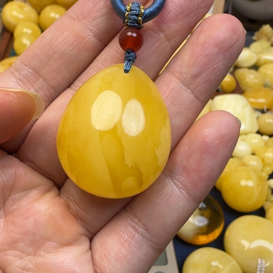 蜜蜡未镶嵌颈饰天然蜜蜡