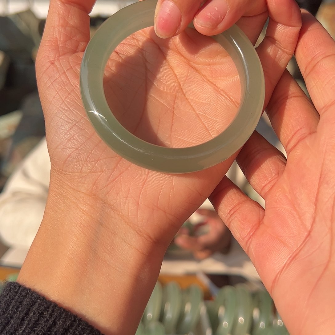 绿东陵冰晴水手镯