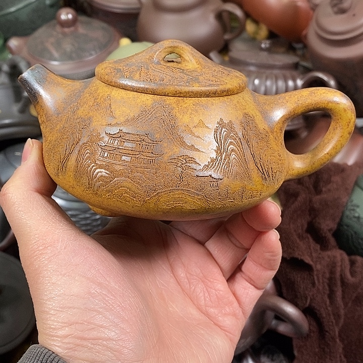 茶壶紫砂微瑕微瑕