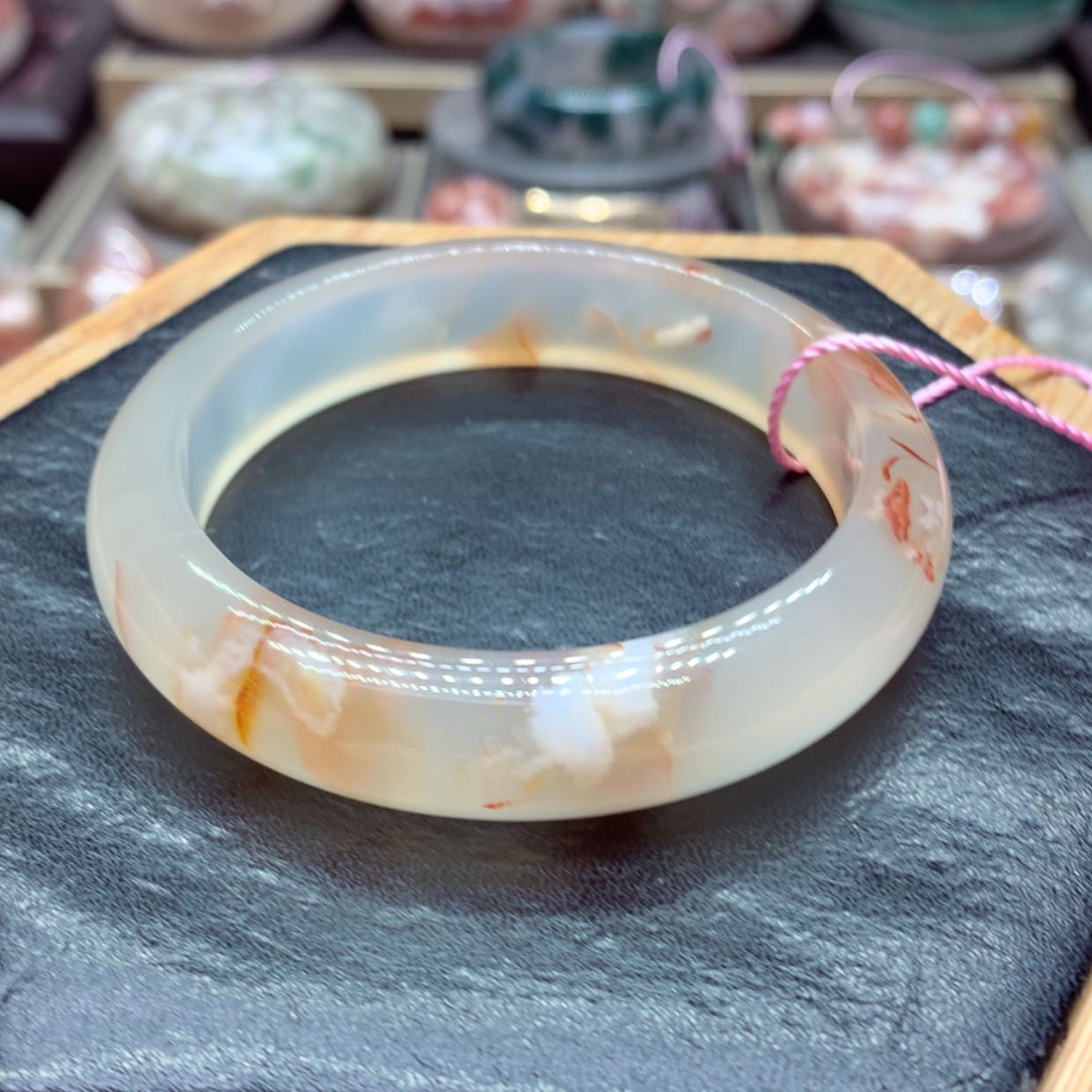 【闪购商品】玛瑙/玉髓手镯6未镶嵌一**铭