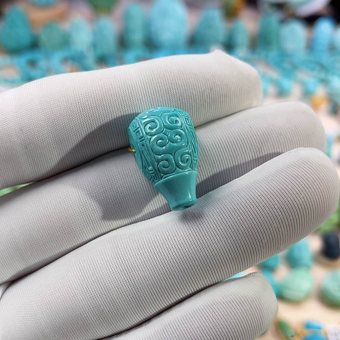 绿松石珠宝奇石未镶嵌