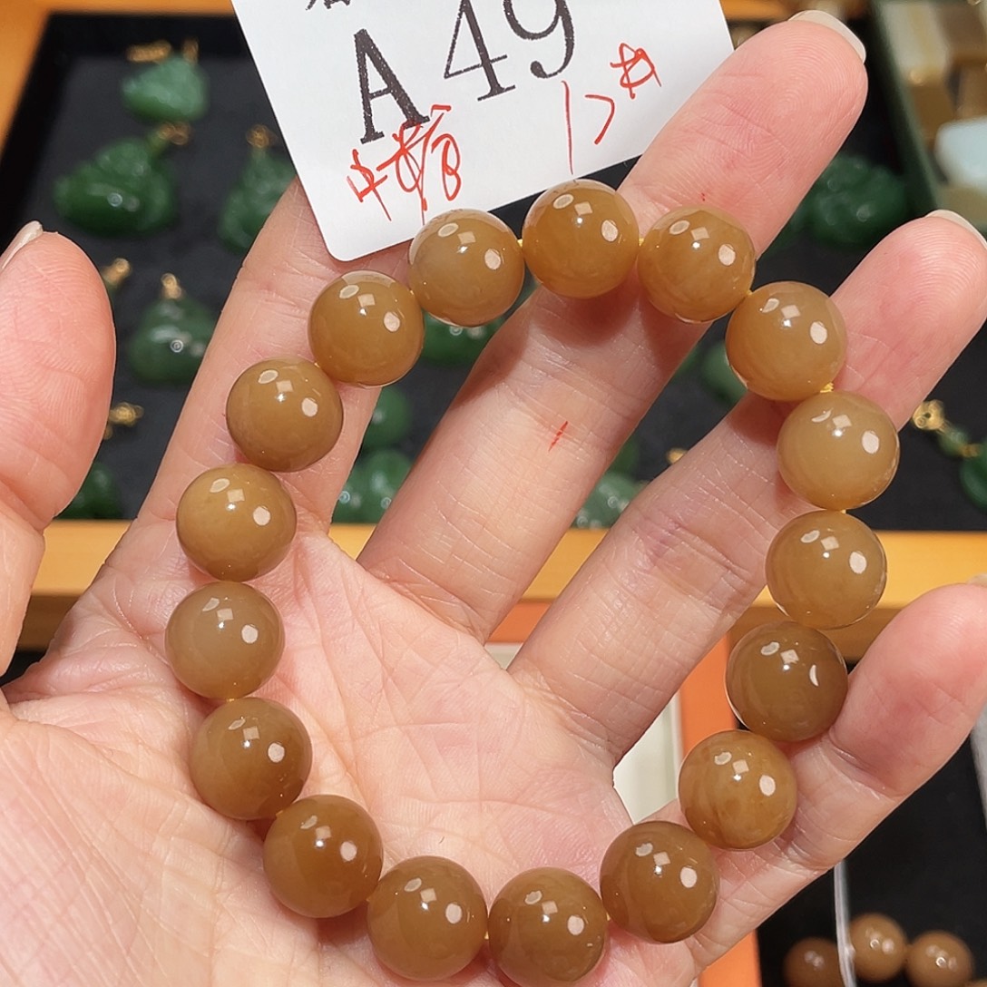 和田玉未镶嵌珠宝半成品A49