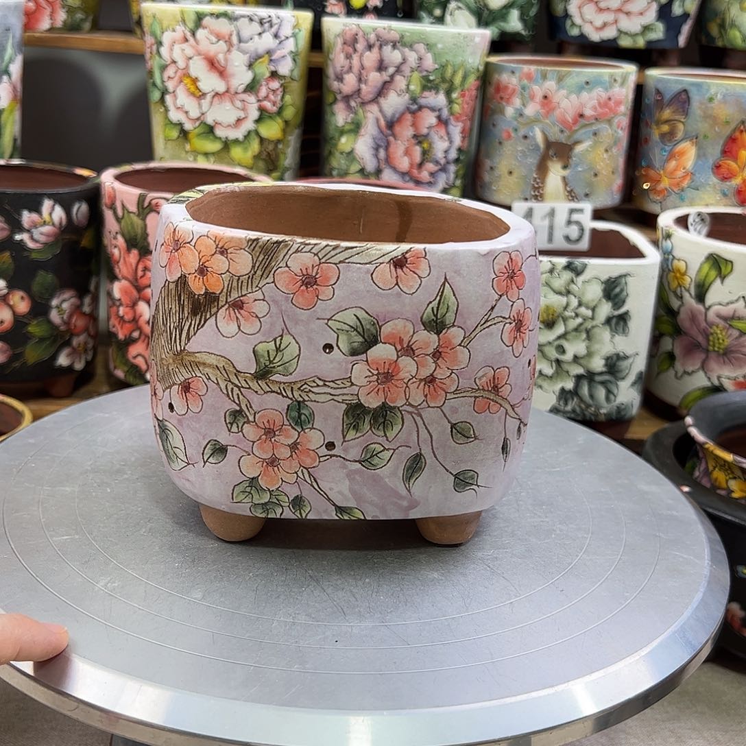 景德镇陶瓷花盆❤️**景德镇陶瓷花盆