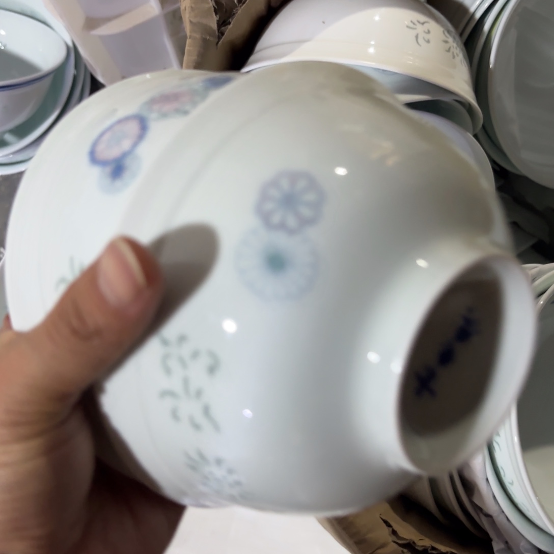 川***⁸玉瓷景德镇陶瓷微瑕两只