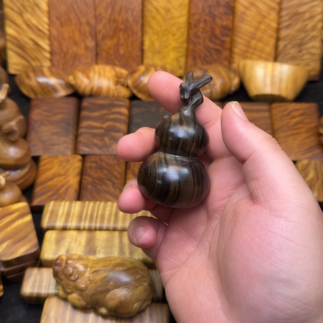 金丝楠小*哥金丝楠木无事牌