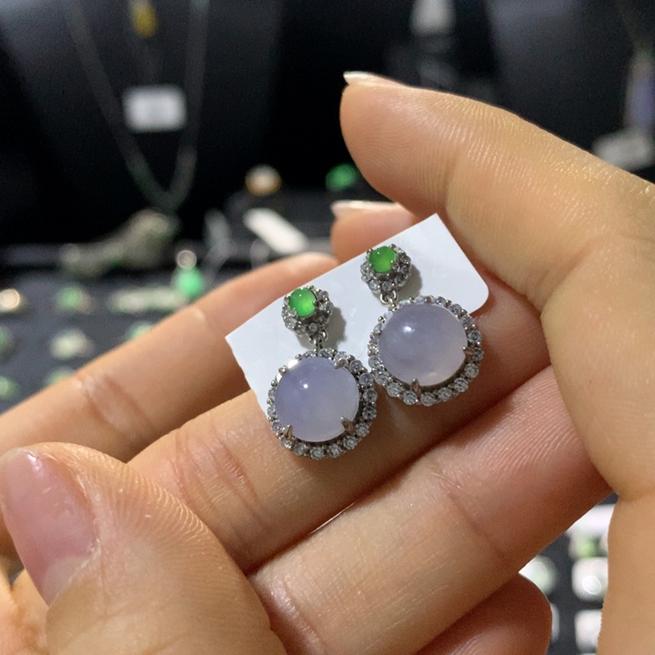 翡翠银S925镶嵌戒指