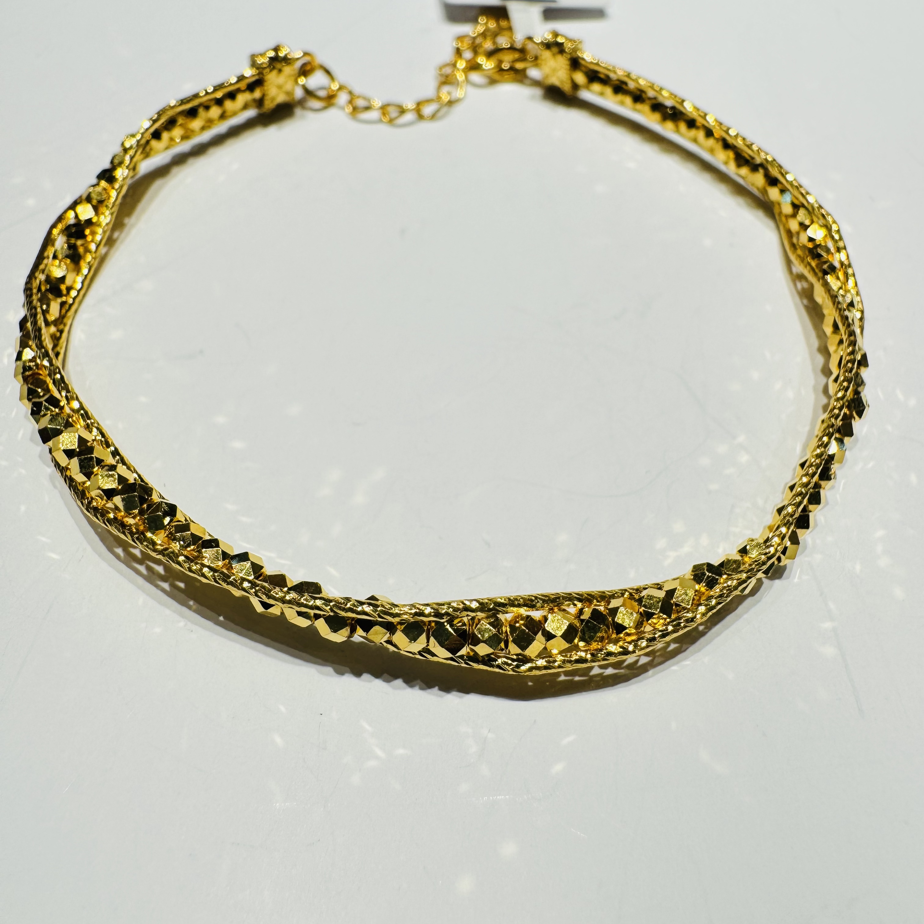 【小云专享】 足金999饰品 足金碎冰冰金线手镯 11.68 GP