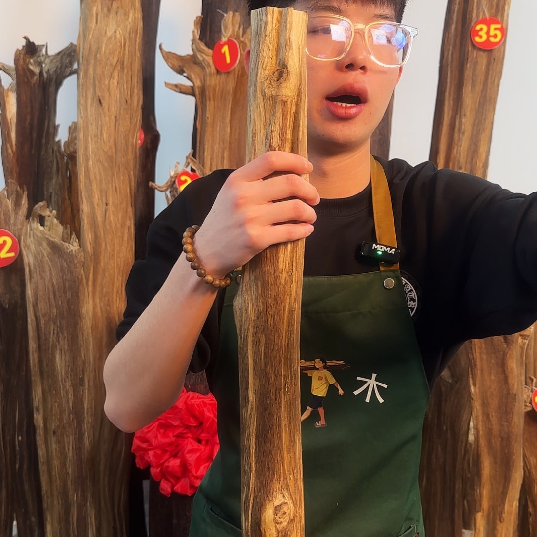 沉香摆件天然沉香原木摆件➕底座
