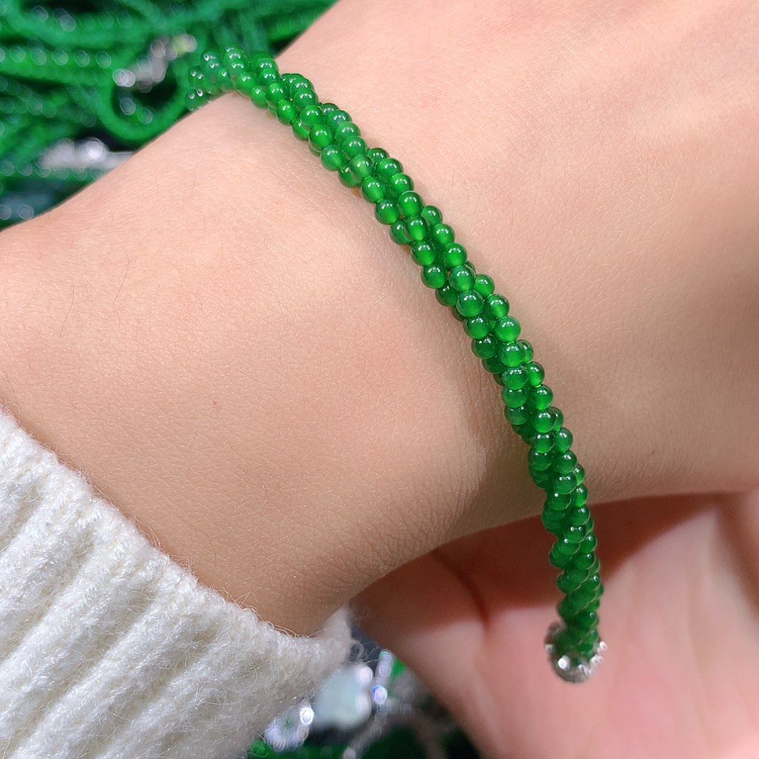 翡翠戒指未镶嵌天然翡翠