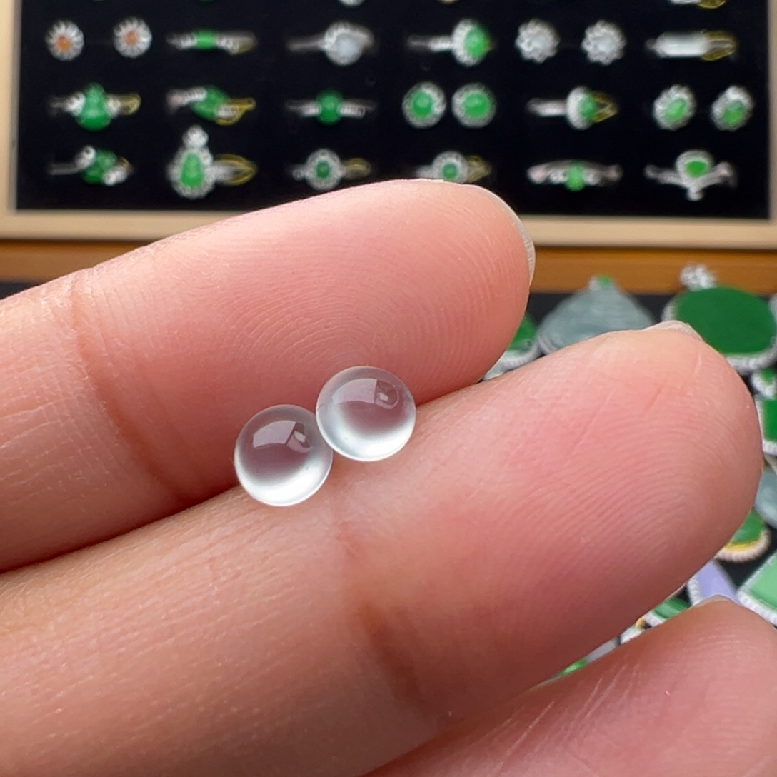 翡翠未镶嵌颈饰蛋4.8