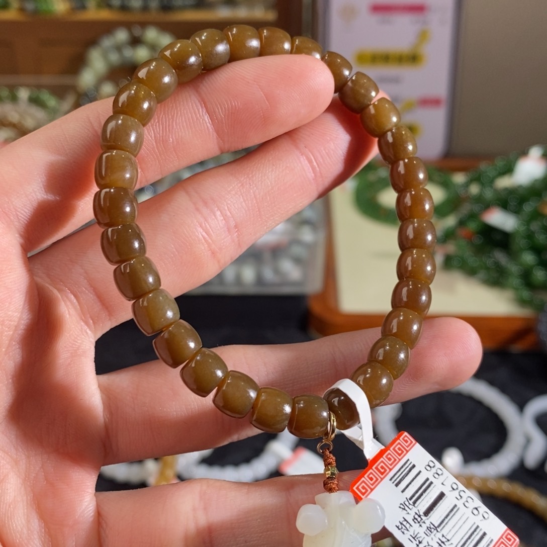 和田玉手链未镶嵌