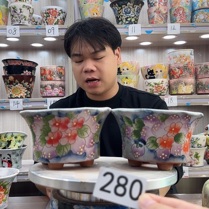 紫砂花盆瑕疵瑕疵280