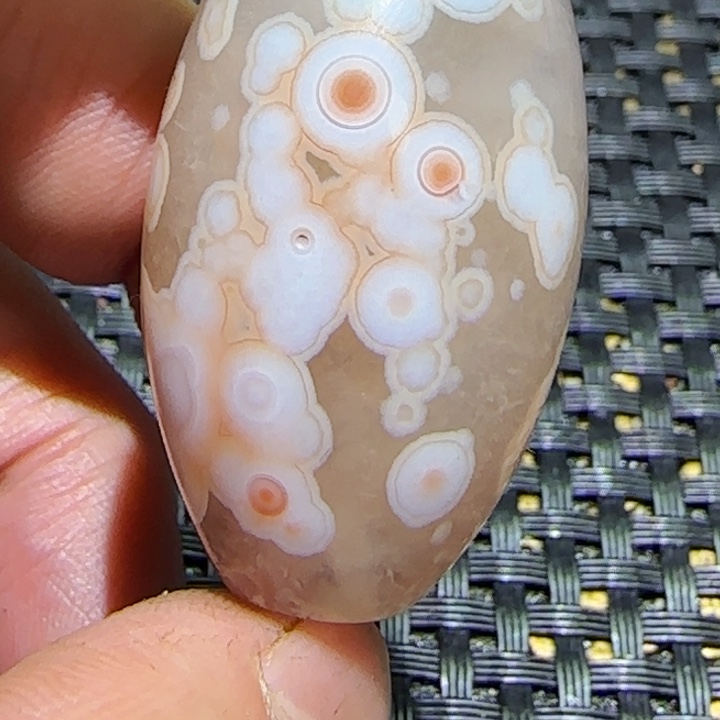 啊***对玛瑙/玉髓未镶嵌吊坠