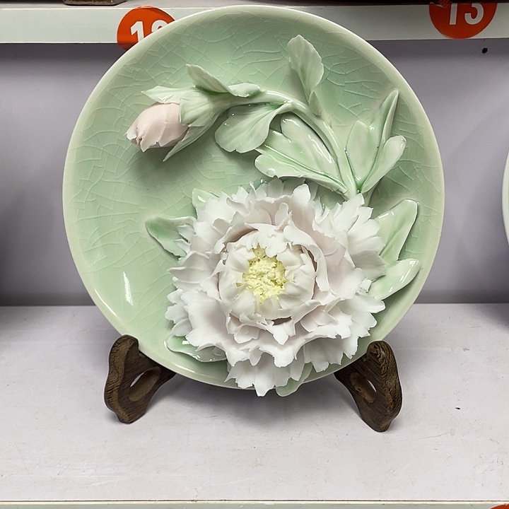 紫砂花盆景德镇陶瓷