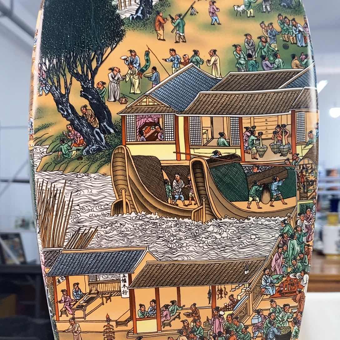 摆件景德镇陶瓷花瓶摆件