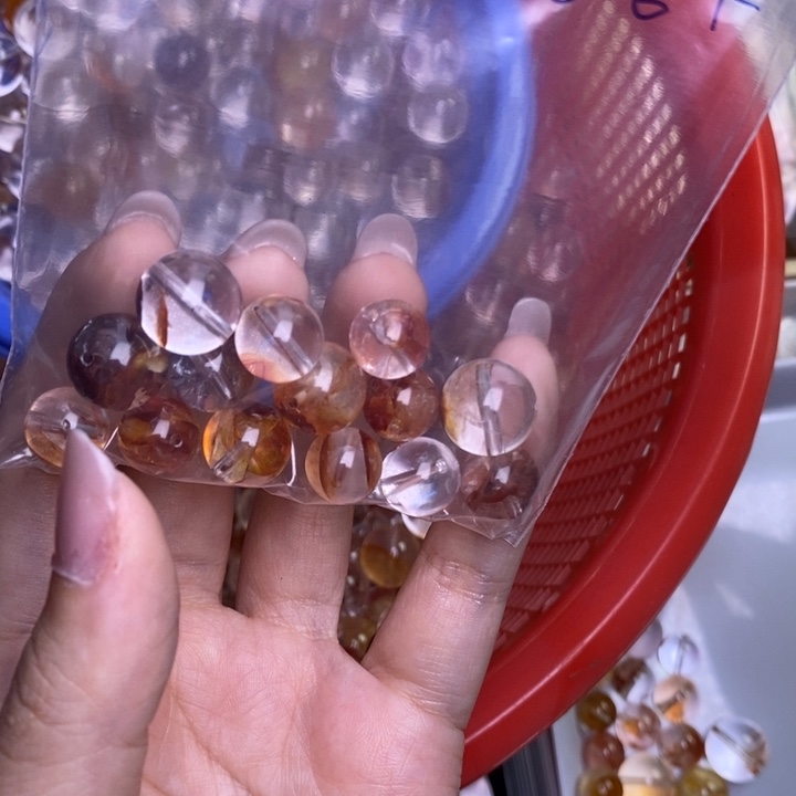 G***Z水晶未镶嵌手链胶花散珠水晶