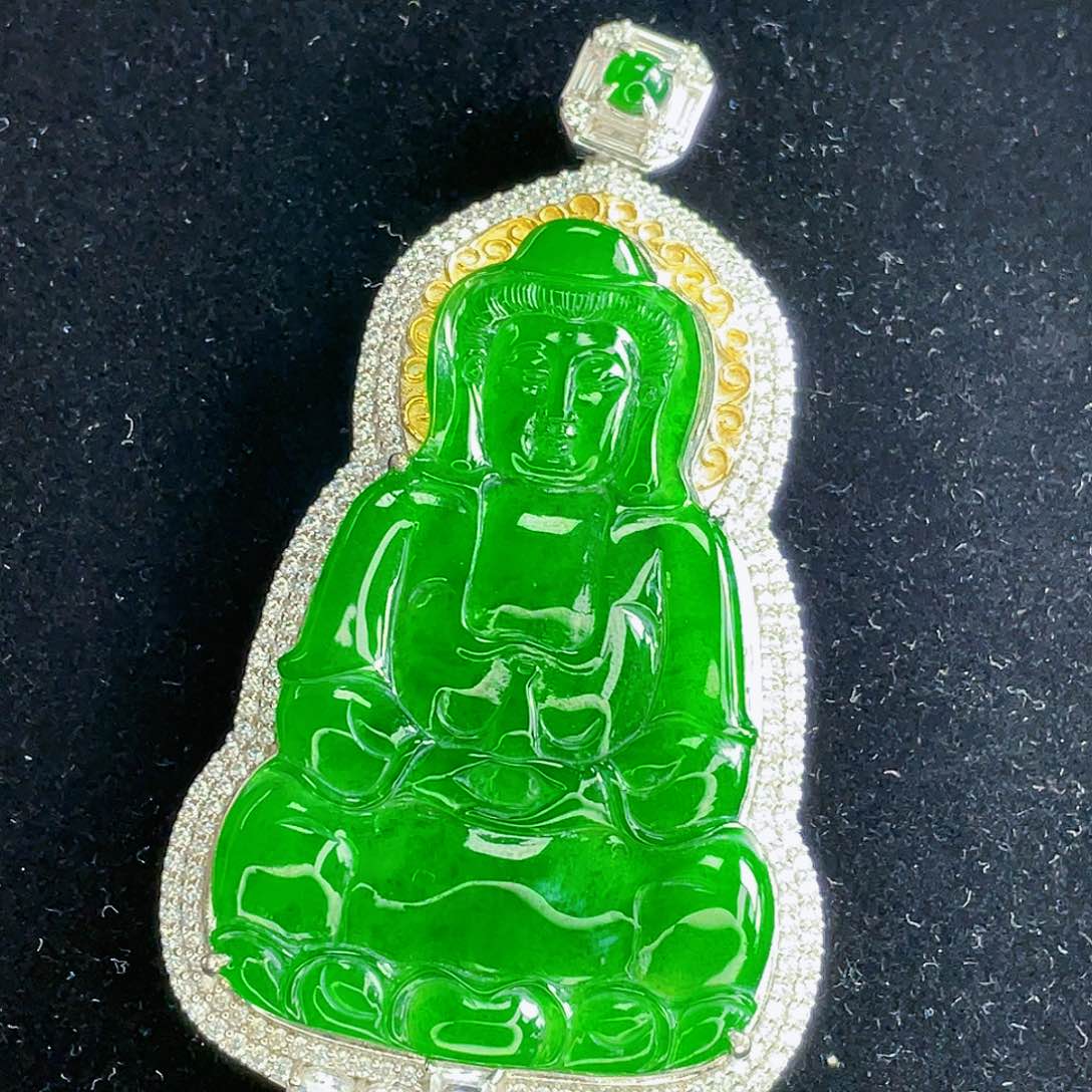 翡翠吊坠(不含链)未镶嵌