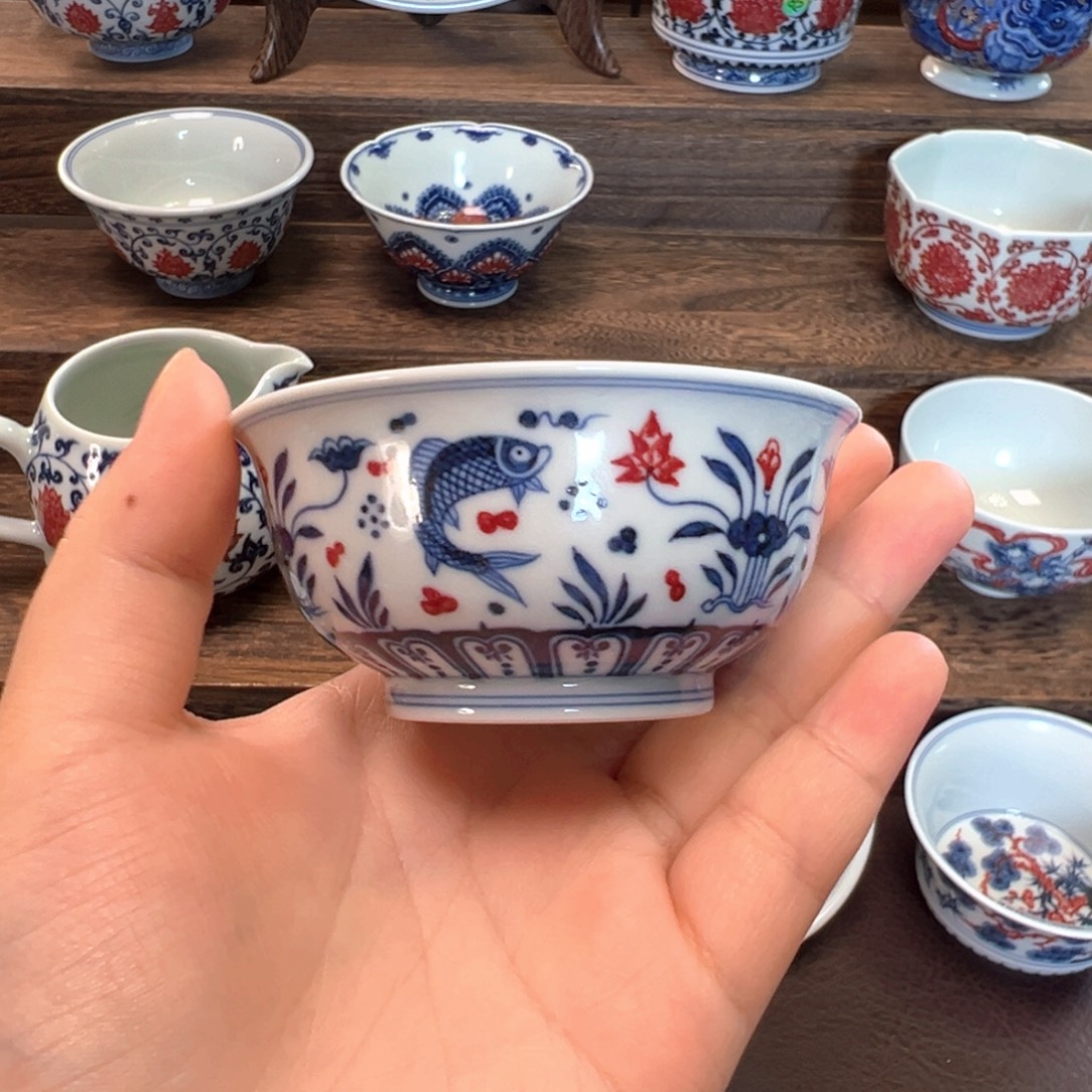 片云晚谷陶瓷杯杯杯