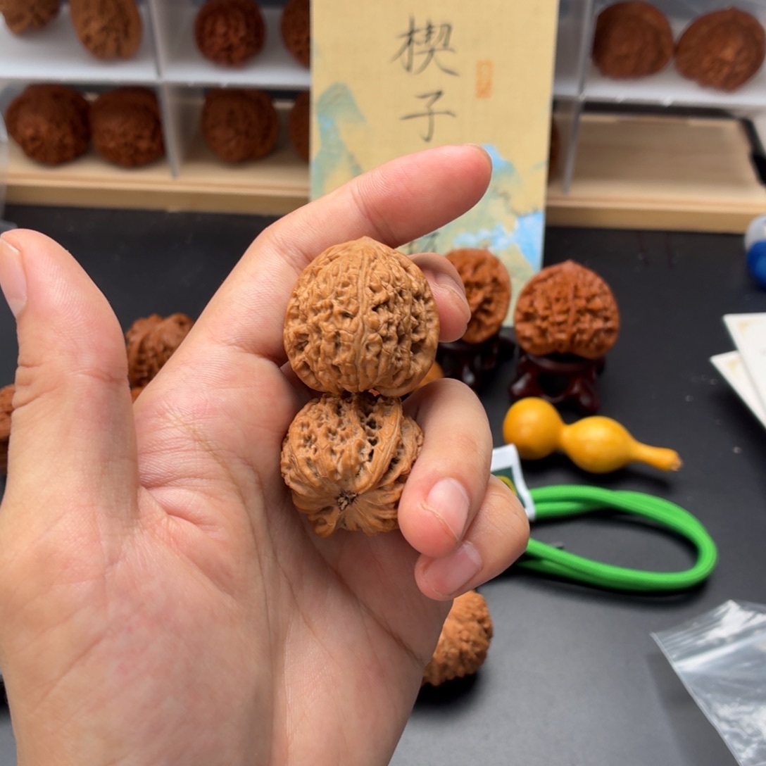 文玩核桃把件老款承德密文31全品无修