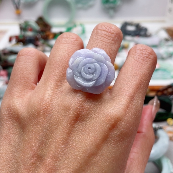 翡翠未镶嵌手链戒指