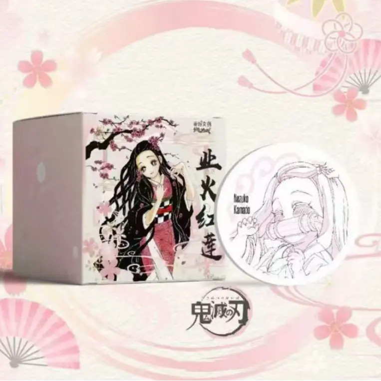 【拆卡*麦好文创】鬼灭之刃业火红莲杯垫潮玩盲盒（二创/代拆）