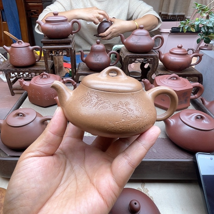 茶壶紫砂微暇12345789