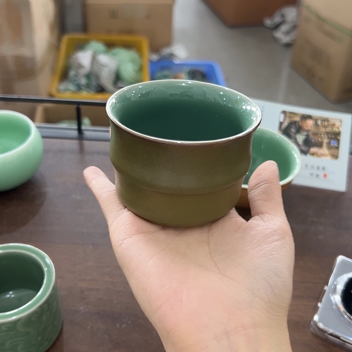 小米茶器龙泉青瓷