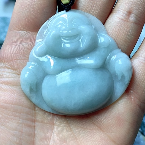 翡翠颈饰未镶嵌天然缅甸翡翠a货