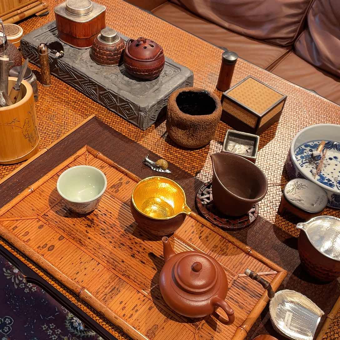 紫砂茶案梅鹿大号干泡盘梅鹿大号干泡盘