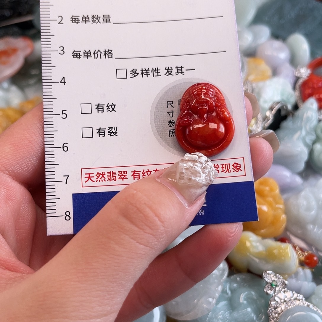 翡翠未镶嵌颈饰1646