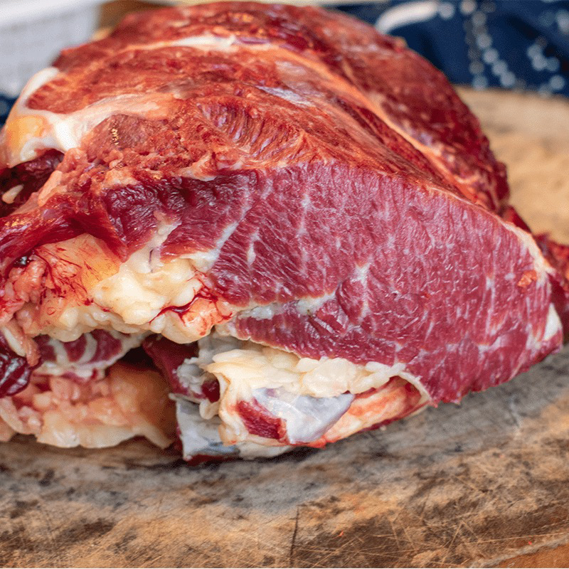 放养土黄牛腿肉4斤（直播中、下播后均可下单）