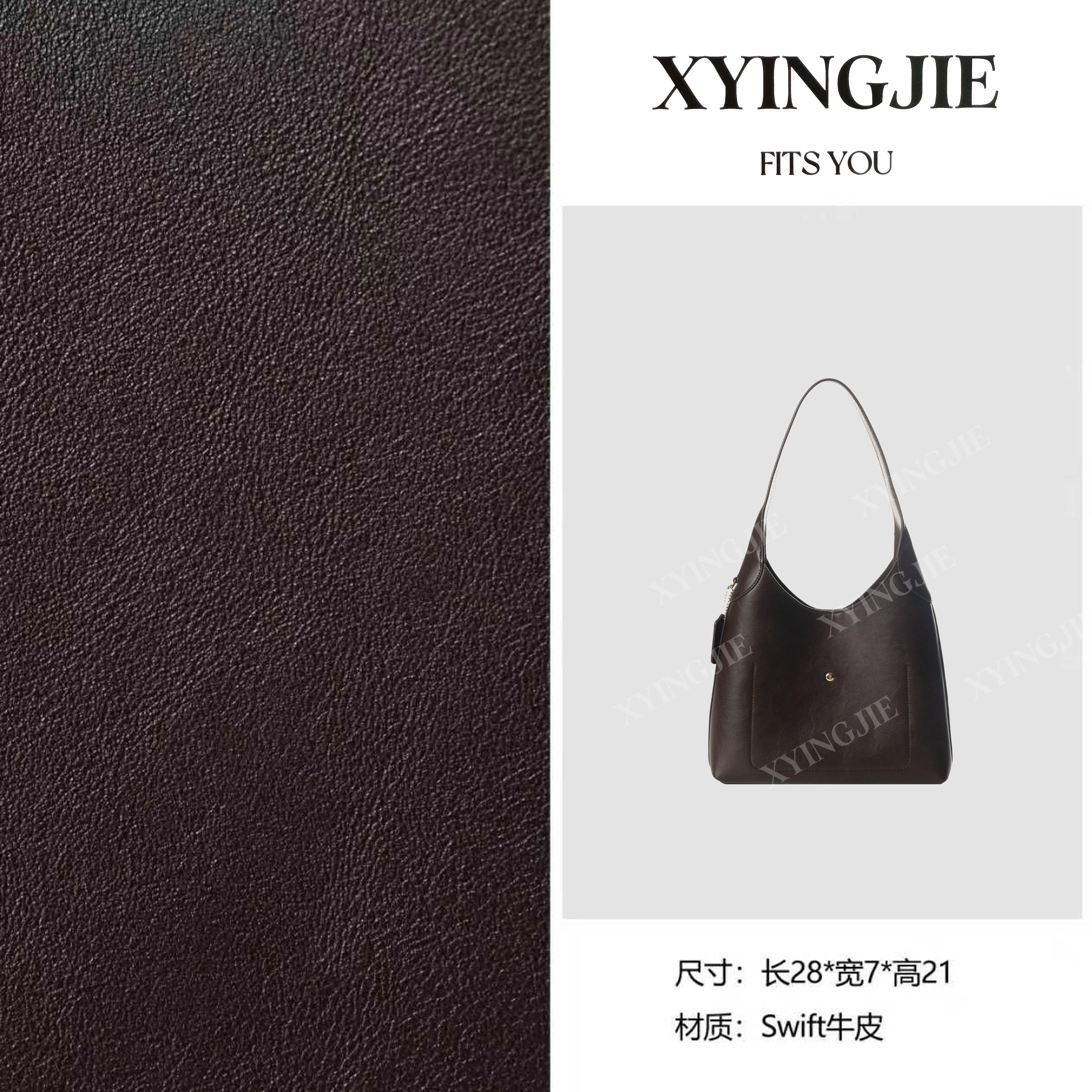 XYINGJIE· 原创设计 真皮高定手提单肩包 BV250720-玳瑁棕