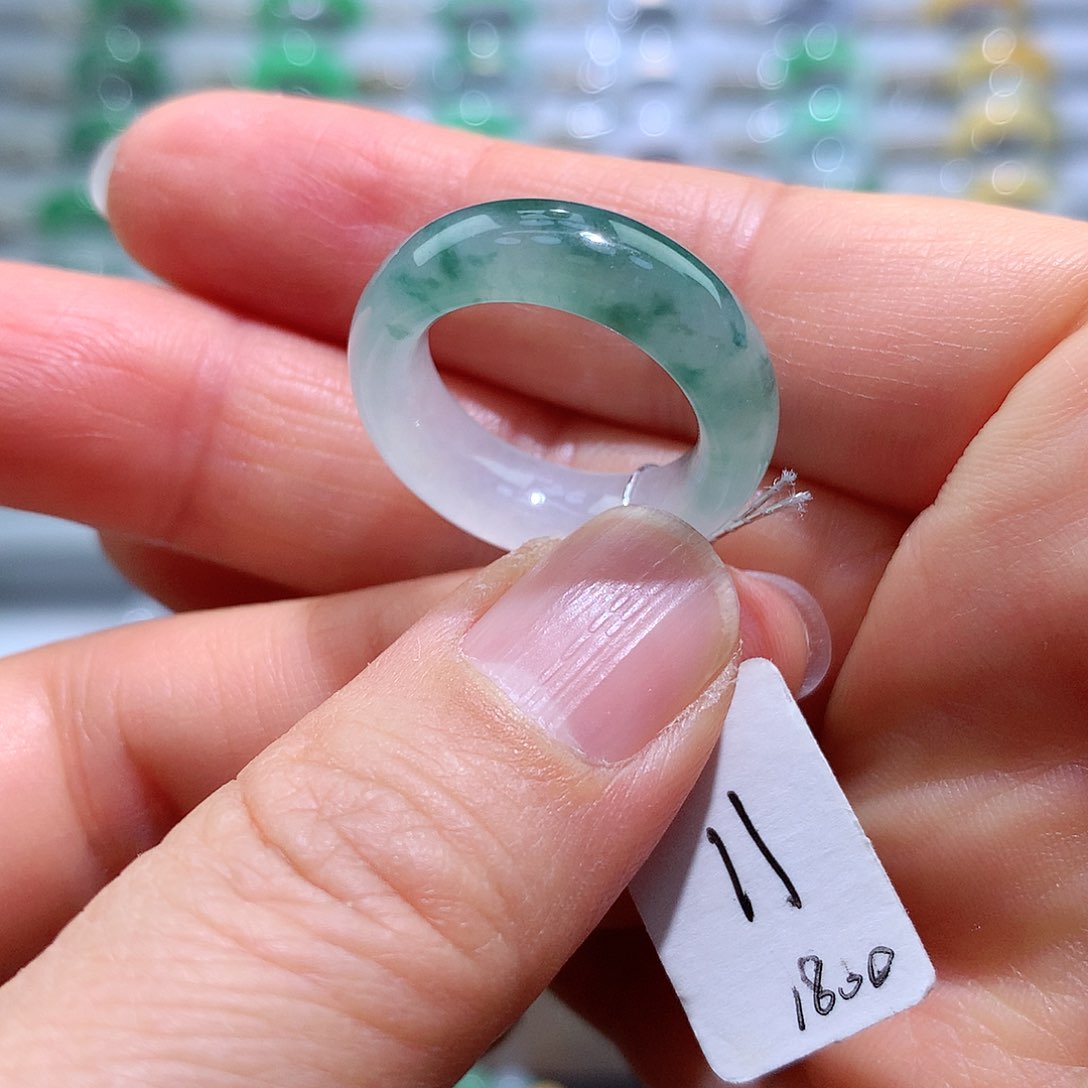 翡翠戒指未镶嵌11号