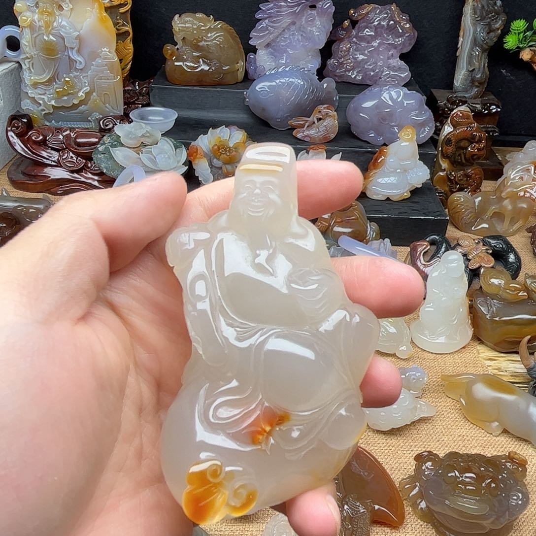 玛瑙/玉髓珠宝奇石未镶嵌敏*?