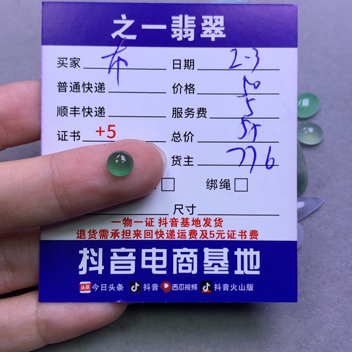 翡翠颈饰未镶嵌布*
