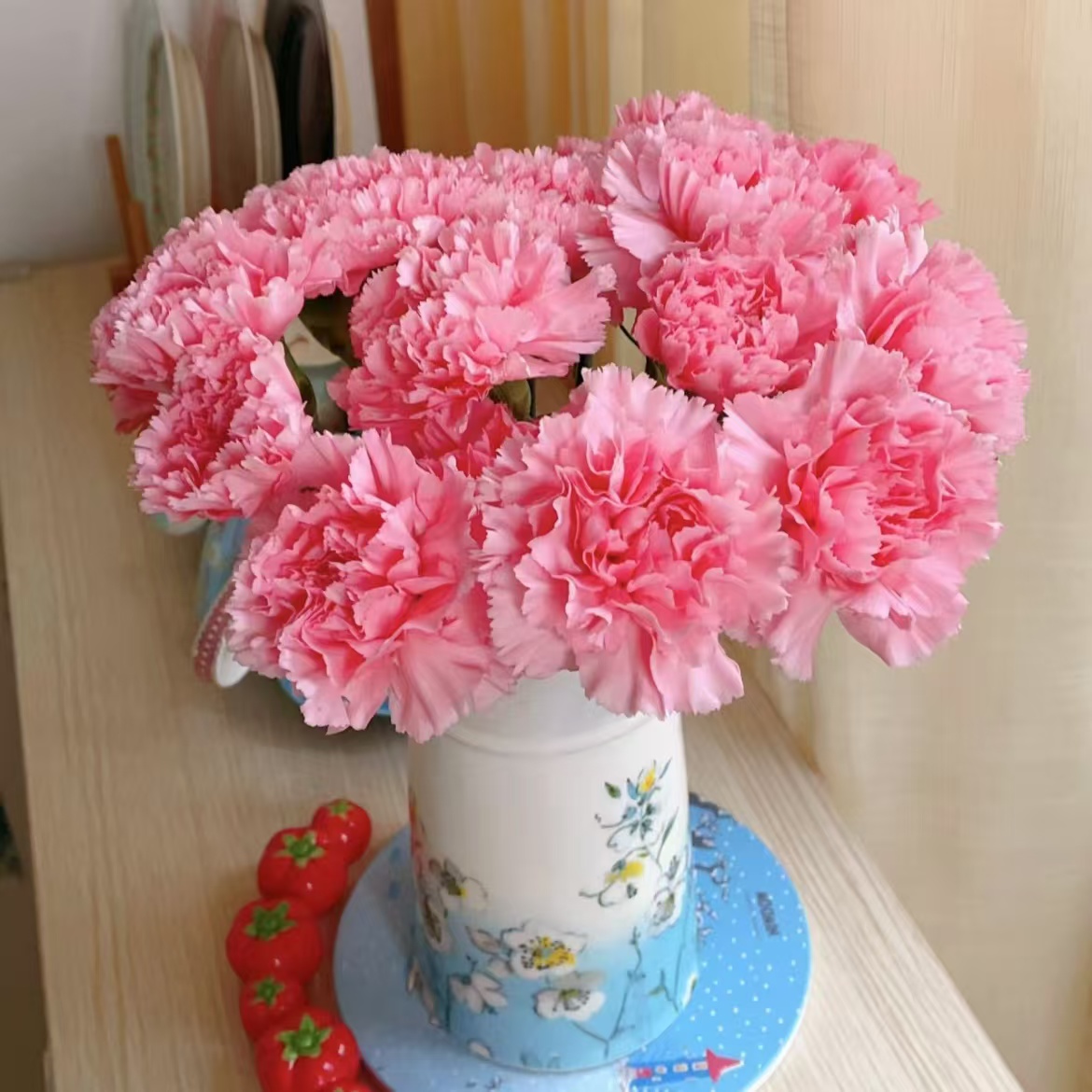 【康乃馨】粉色单头康乃馨