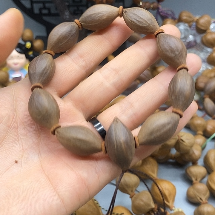 橄榄核手串/手链1527紫皮